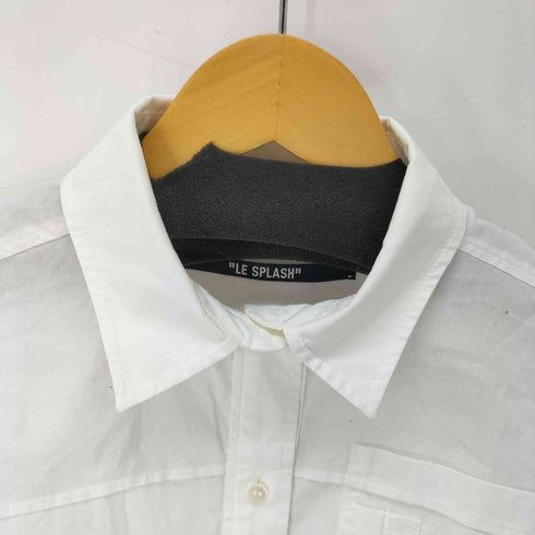 ジャックムス JACQUEMUS LE SPLASH Aqua Cutout Cotton-Poplin Shirt レディース